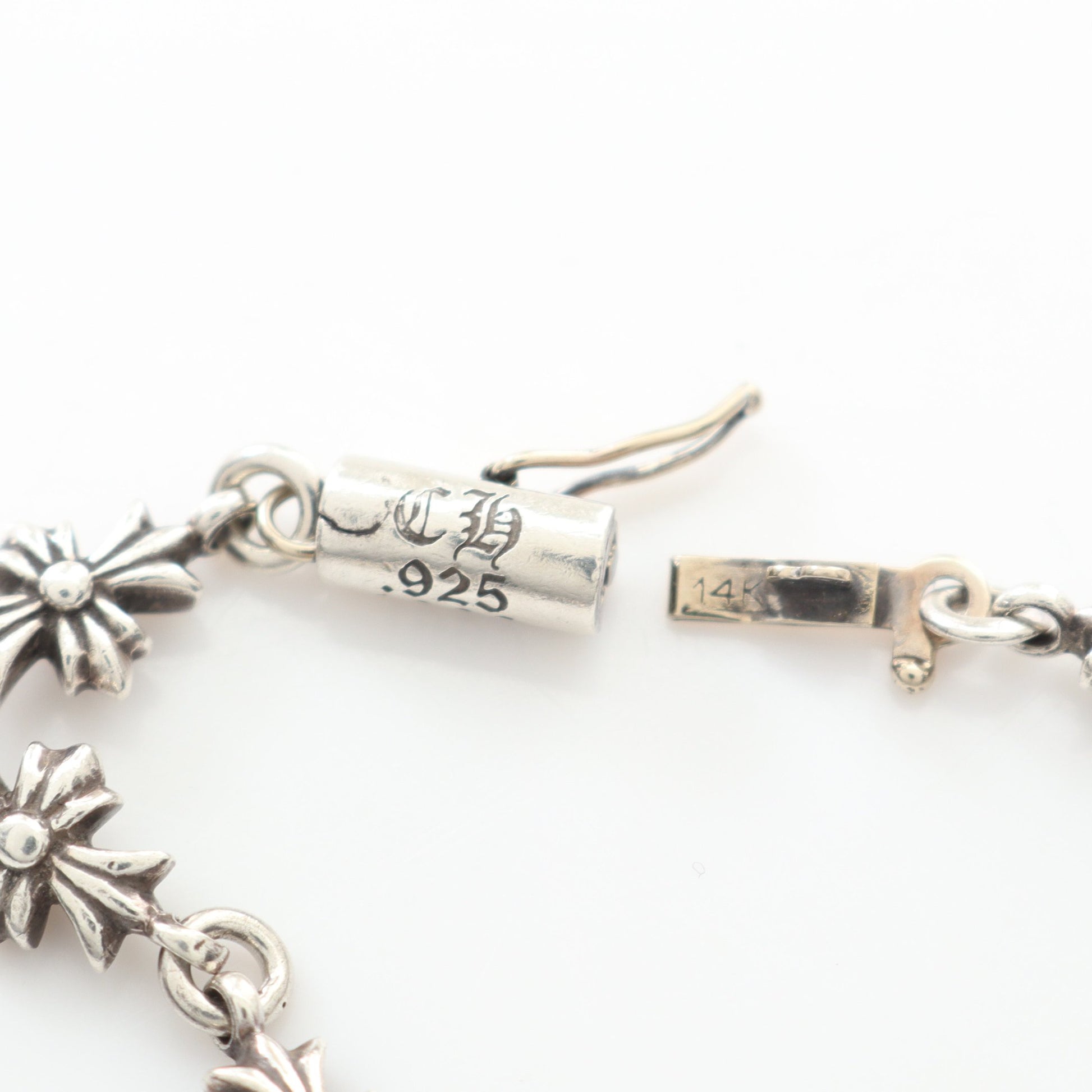 タイニーEチェーンプラス ブレスレット Ag925 シルバー クロムハーツ アクセサリー Chrome Hearts