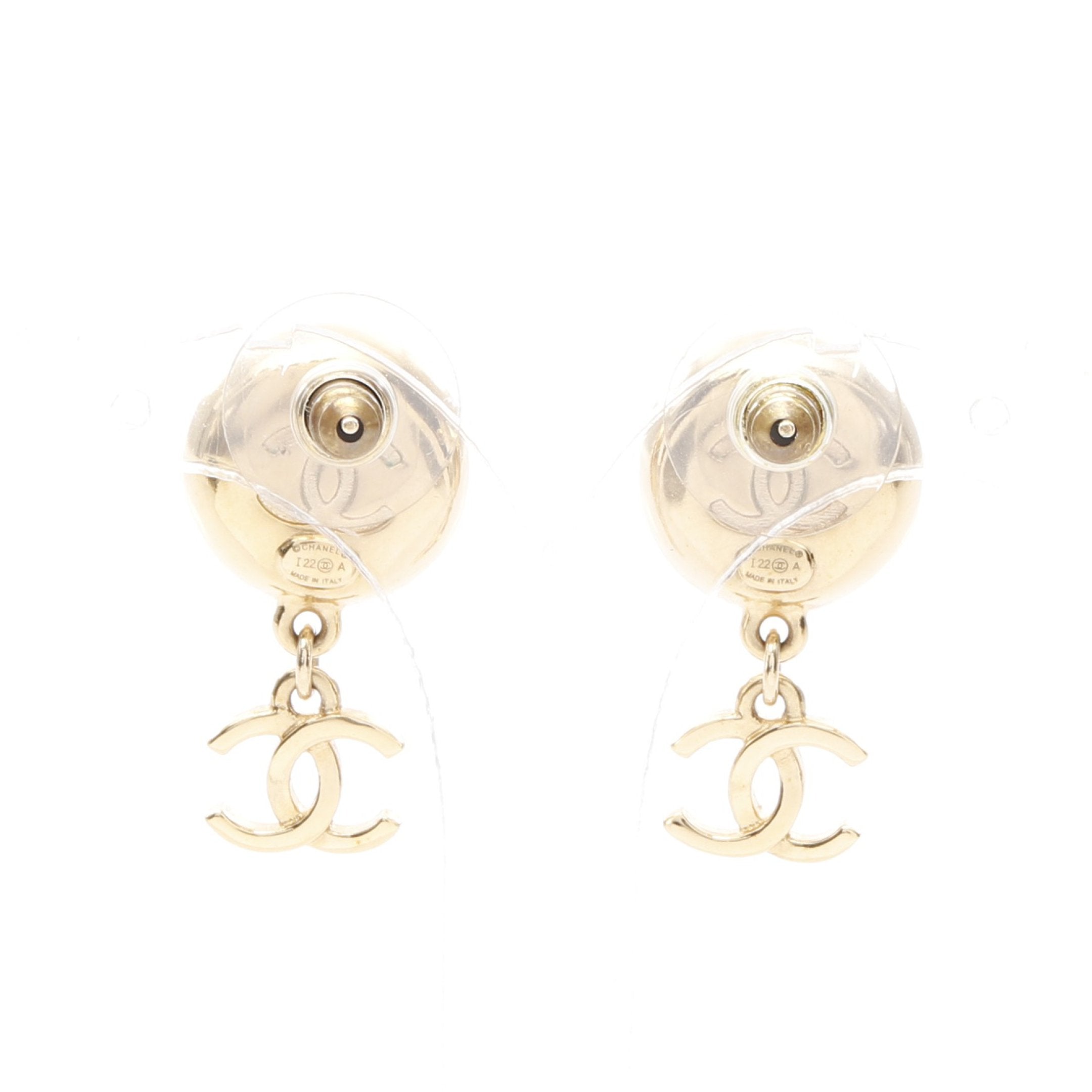 シャネルココマークカメリアピアス