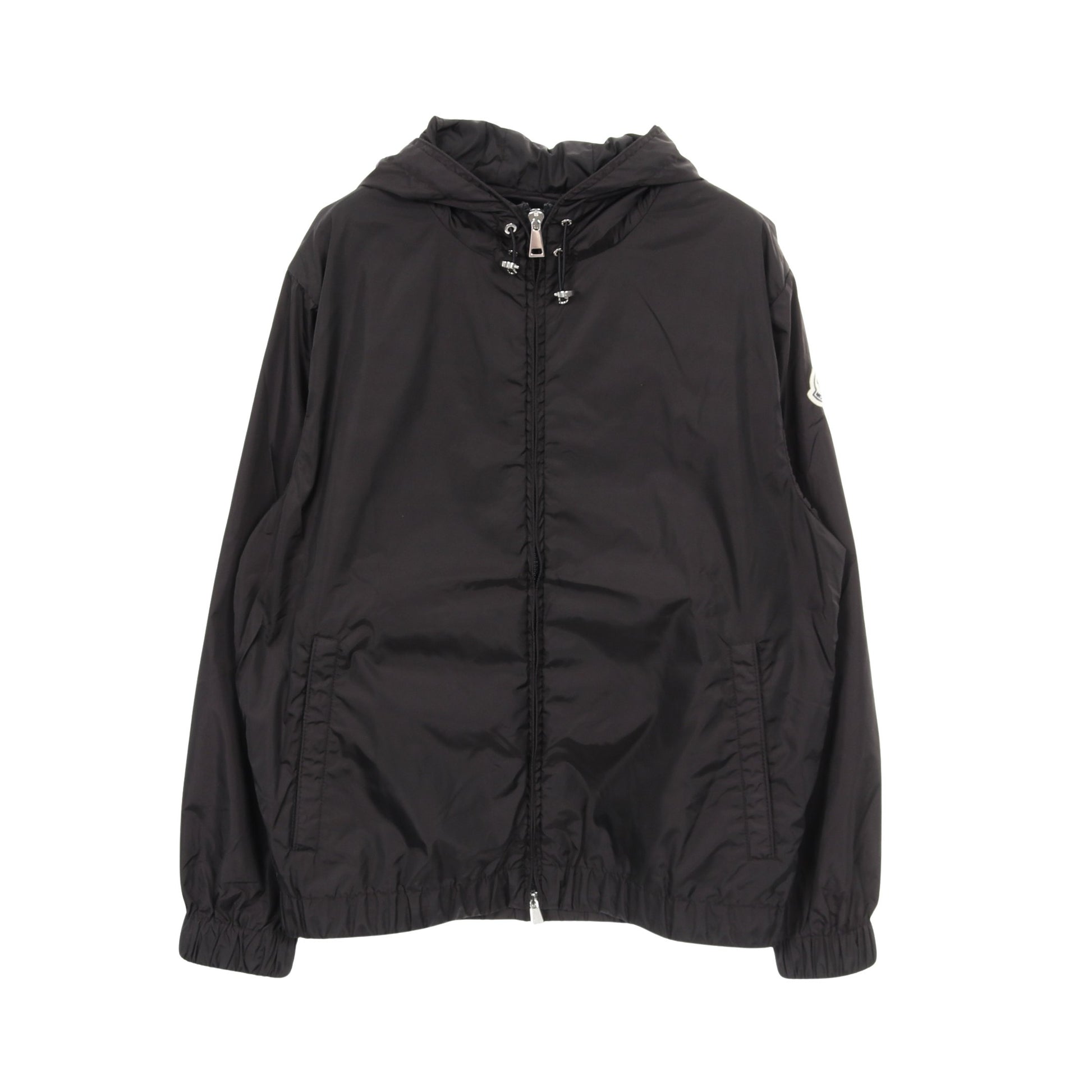 CECILE ジップアップバーガー ナイロンジャケット ナイロン ブラック モンクレール アウター MONCLER