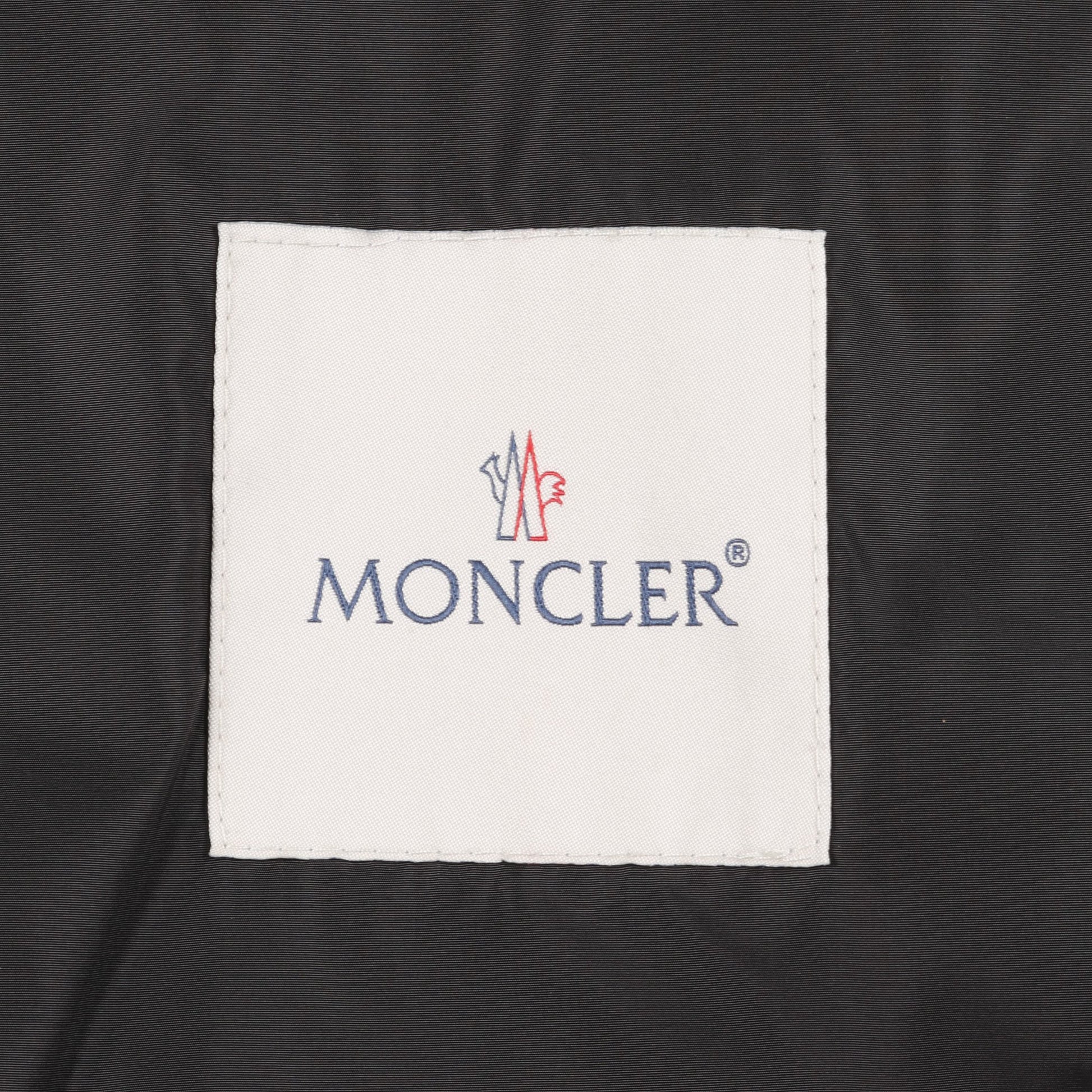 CECILE ジップアップバーガー ナイロンジャケット ナイロン ブラック モンクレール アウター MONCLER