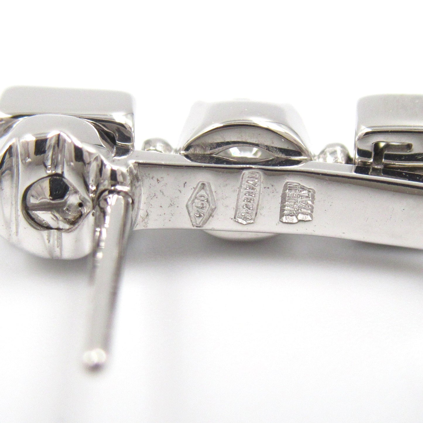 ルチア ピアス ダイヤ ピアス K18WG（ホワイトゴールド） ダイヤモンド クリア ブルガリ アクセサリー BVLGARI