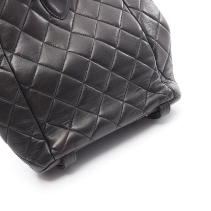 マトラッセ バックパック リュックサック ラムスキン ブラック ゴールド金具 シャネル バッグ CHANEL