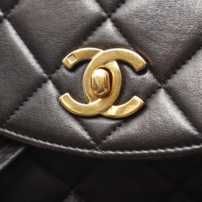 マトラッセ バックパック リュックサック ラムスキン ブラック ゴールド金具 シャネル バッグ CHANEL