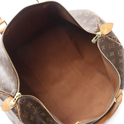キーポル50 モノグラム ボストンバッグ PVC レザー ブラウン ルイヴィトン バッグ LOUIS VUITTON