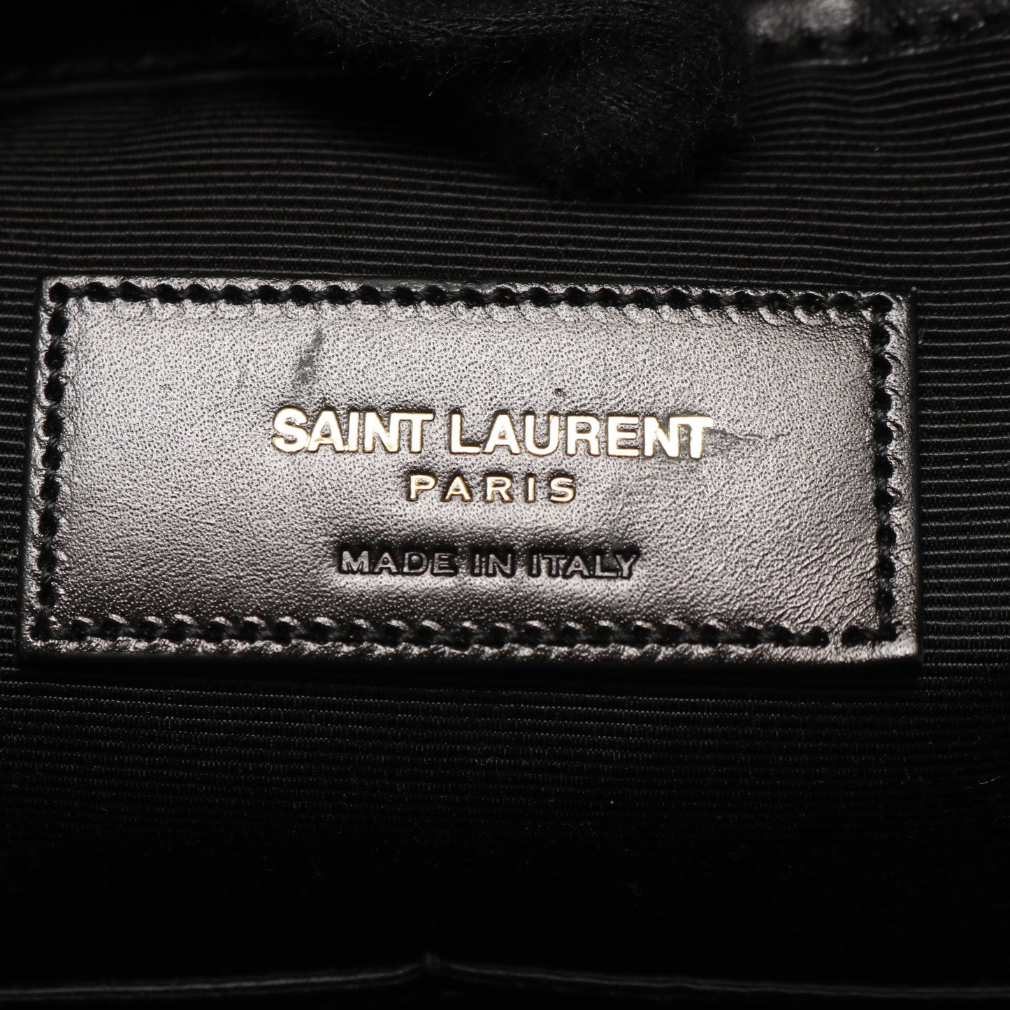 シティ バックパック リュックサック 総柄 PVC レザー ダークブラウン ブラック サンローランパリ バッグ SAINT LAURENT PARIS
