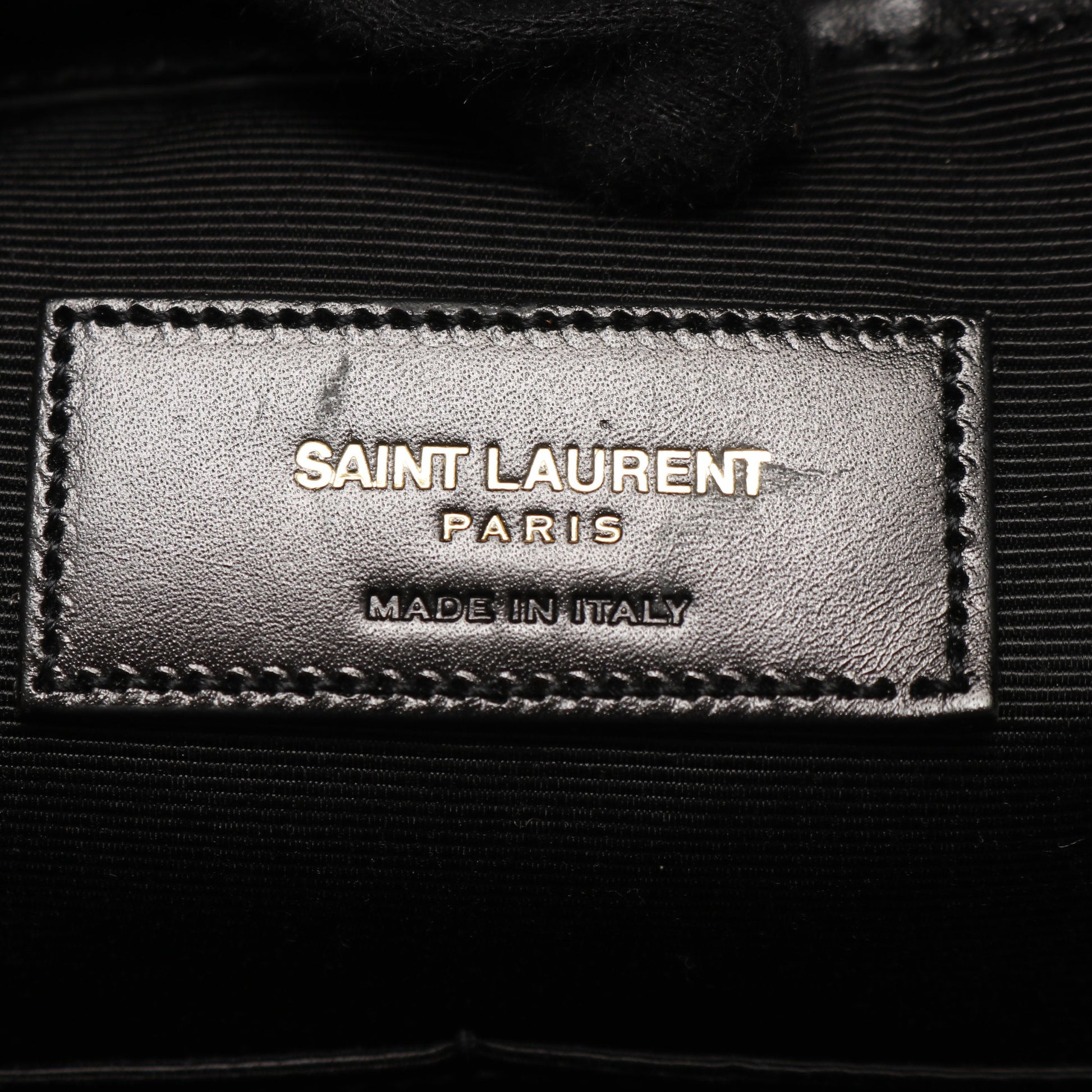シティ バックパック リュックサック 総柄 PVC レザー ダークブラウン ブラック サンローランパリ バッグ SAINT LAURENT PARIS