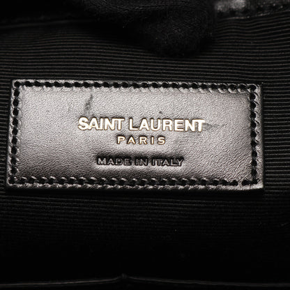 シティ バックパック リュックサック 総柄 PVC レザー ダークブラウン ブラック サンローランパリ バッグ SAINT LAURENT PARIS