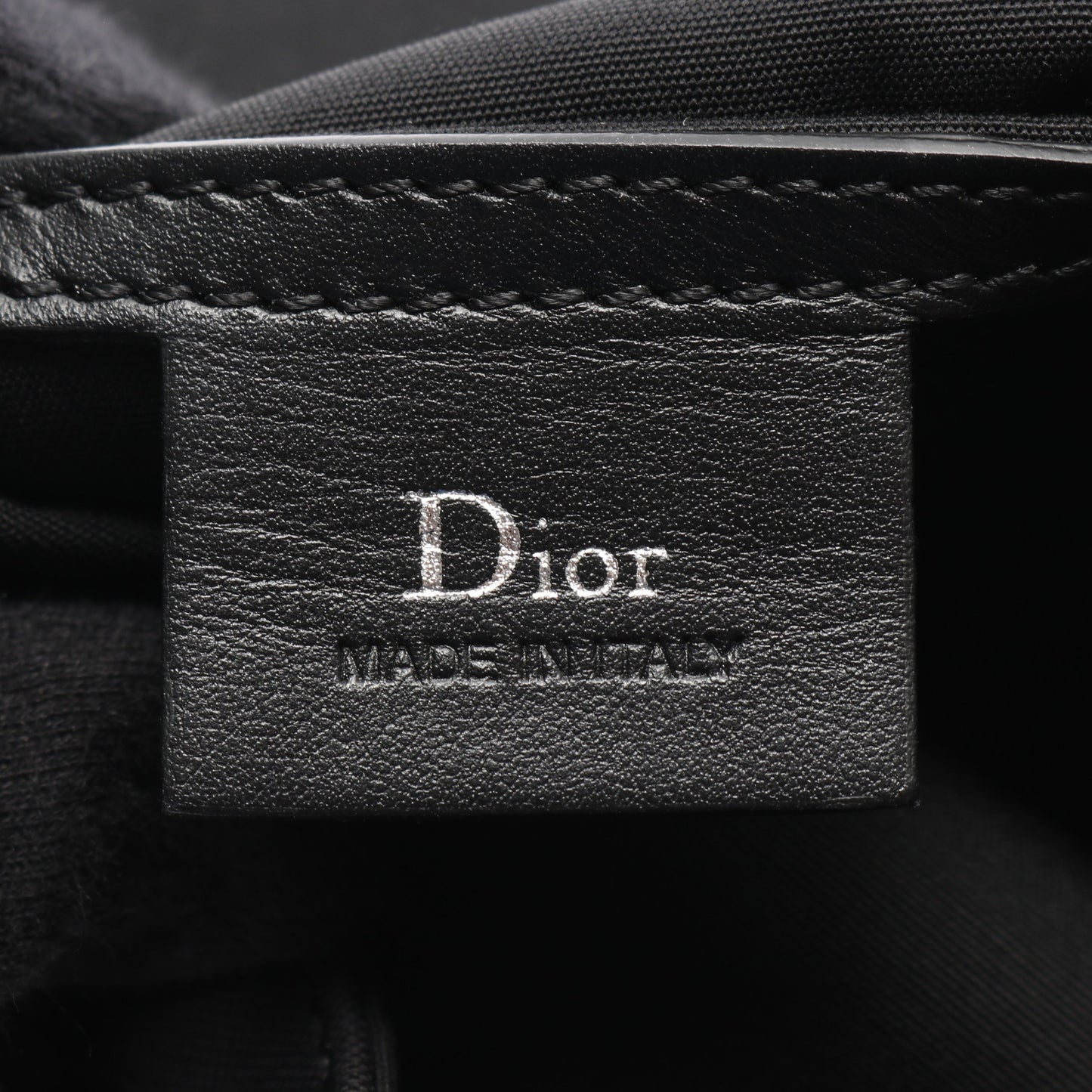 MOTION モーション バックパック リュックサック キャンバス レザー ブラック ディオール バッグ DIOR