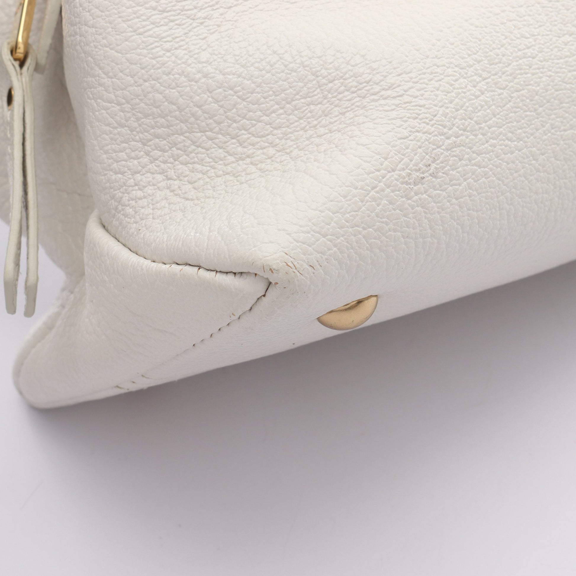 MADRAS マドラス ハンドバッグ レザー オフホワイト 2WAY ミュウミュウ バッグ miu miu