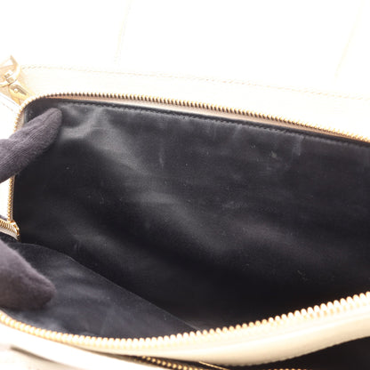MADRAS マドラス ハンドバッグ レザー オフホワイト 2WAY ミュウミュウ バッグ miu miu