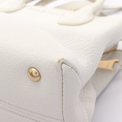 MADRAS マドラス ハンドバッグ レザー オフホワイト 2WAY ミュウミュウ バッグ miu miu