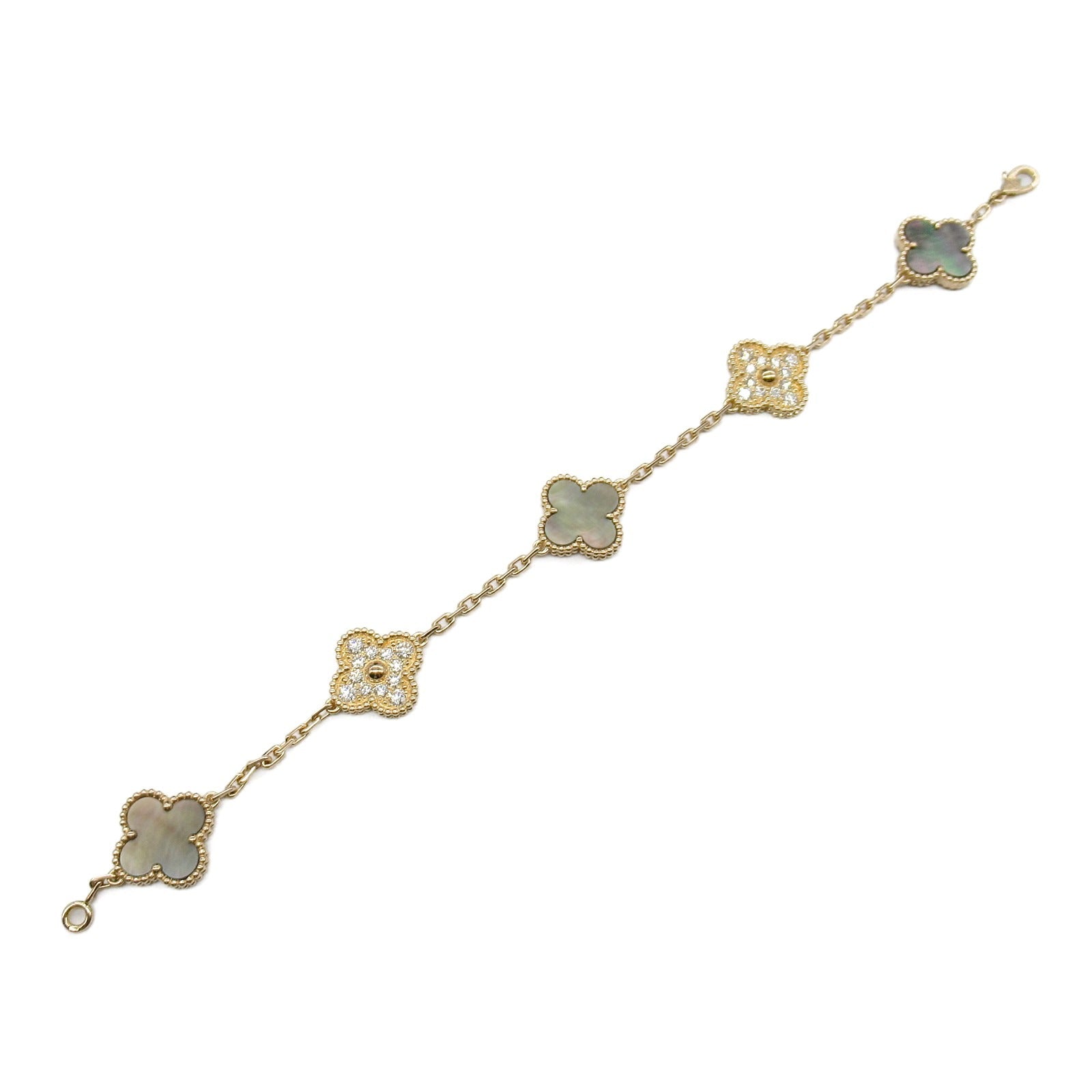 ヴィンテージアルハンブラ 5モチーフ グレーマザーオブパール