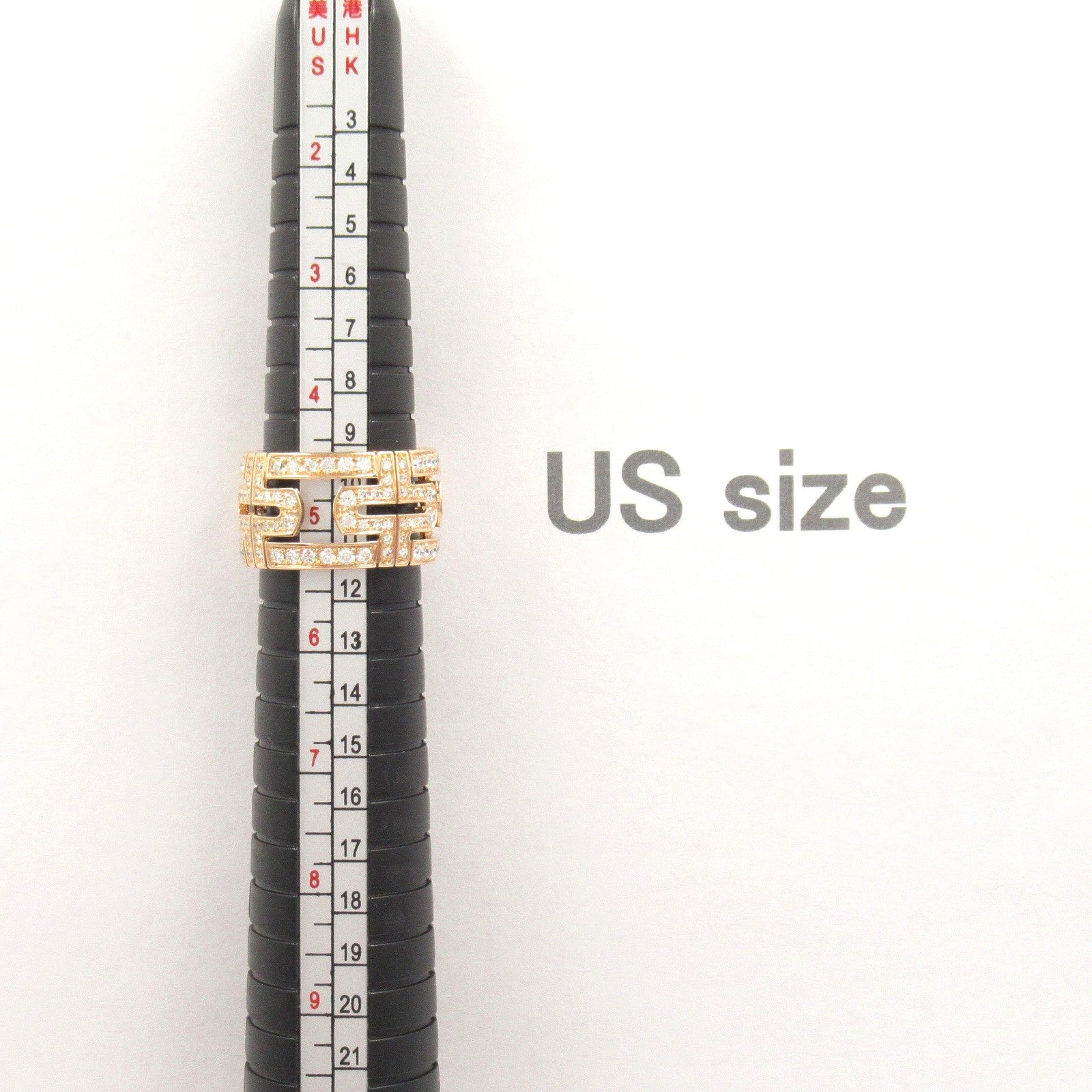 パレンテシ ラージ ダイヤ リング リング 指輪 K18PG（ピンクゴールド） ダイヤモンド クリア ブルガリ アクセサリー BVLGARI