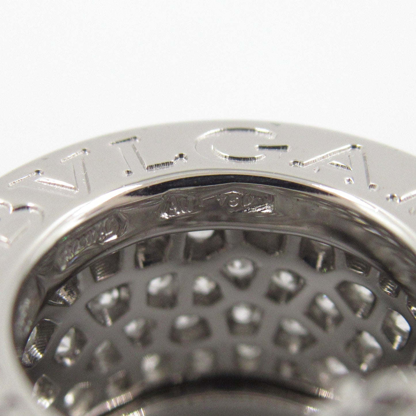 B-zero1 ビーゼロワン ネックレス ダイヤ ネックレス K18WG（ホワイトゴールド） ダイヤモンド クリア ブルガリ アクセサリー BVLGARI