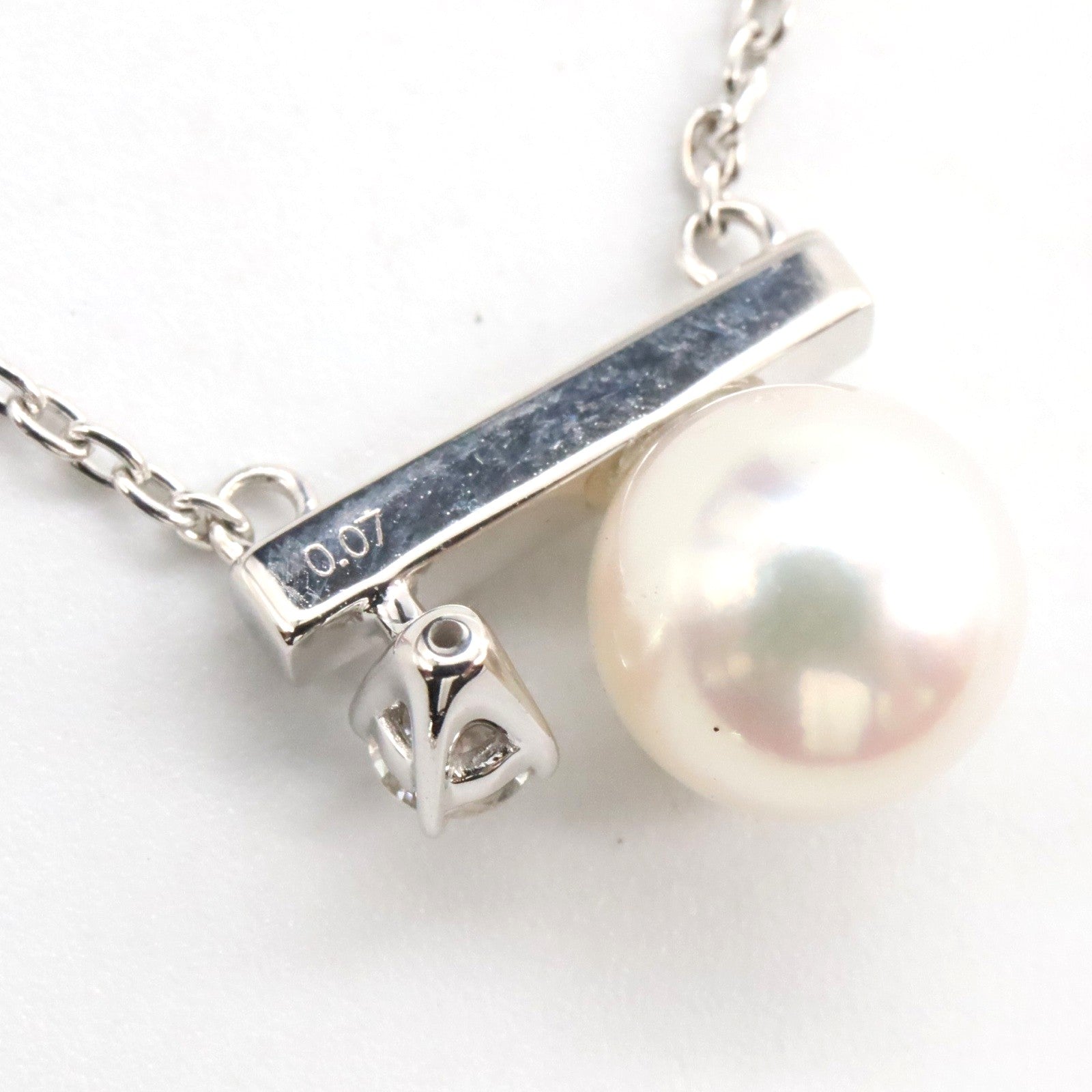 プチ バランス クラス アコヤパール ネックレス ネックレス K18WG