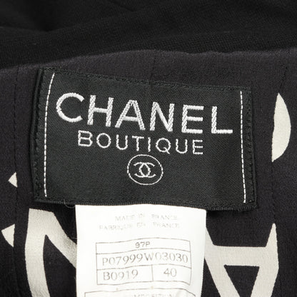 ワンピーススーツ セットアップ ウール ブラック 97P シャネル スーツ CHANEL