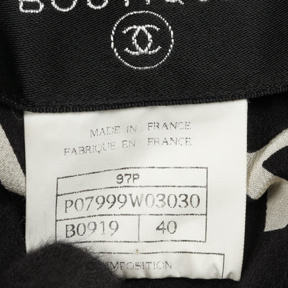 ワンピーススーツ セットアップ ウール ブラック 97P シャネル スーツ CHANEL
