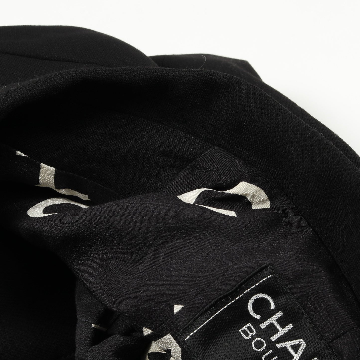 ワンピーススーツ セットアップ ウール ブラック 97P シャネル スーツ CHANEL