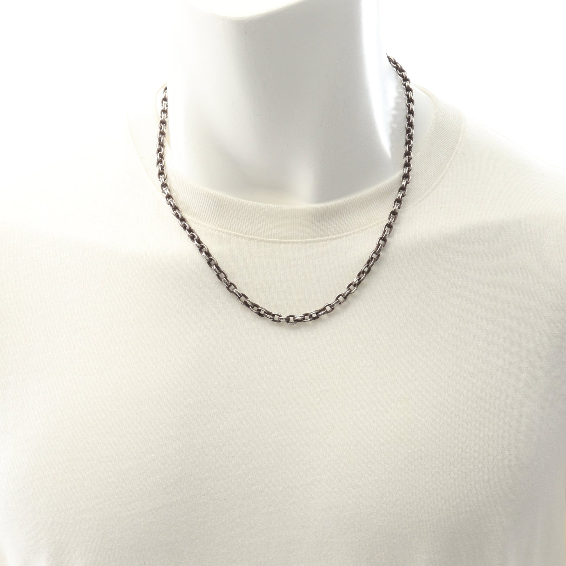 ペーパーチェーン 20インチ ネックレス Ag925 シルバー クロムハーツ アクセサリー Chrome Hearts