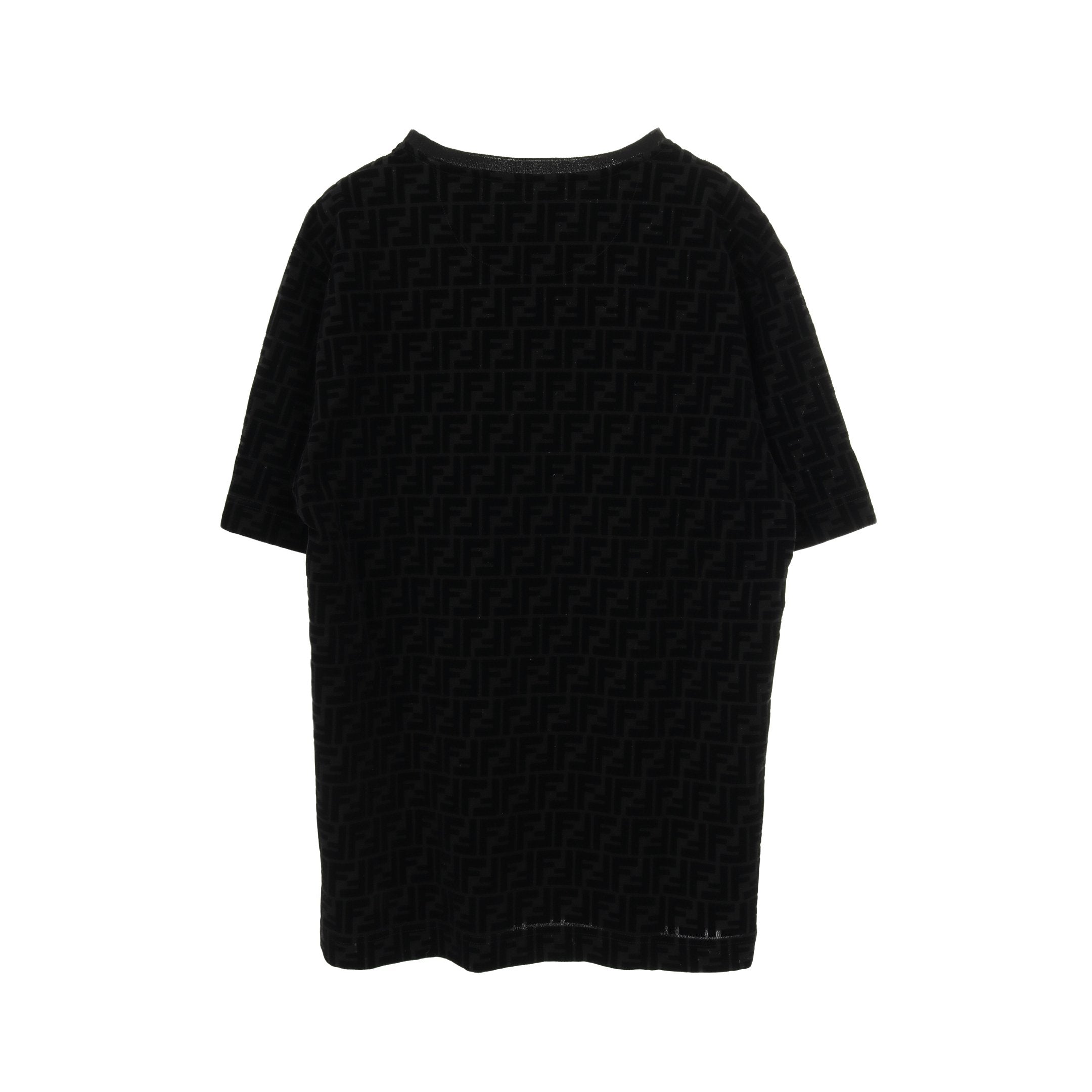 フェンディ FENDI ズッカ柄切り替えシャツ コットン Tシャツ M 【公式