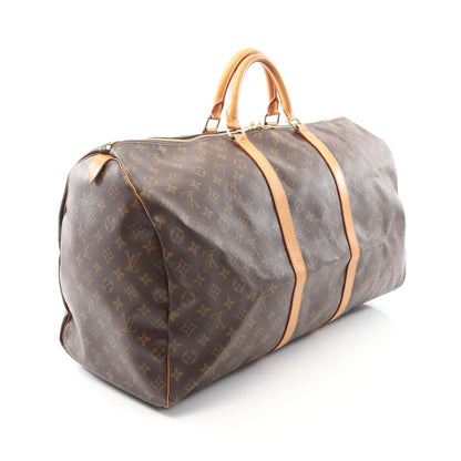 キーポル60 モノグラム ボストンバッグ PVC レザー ブラウン ルイヴィトン バッグ LOUIS VUITTON