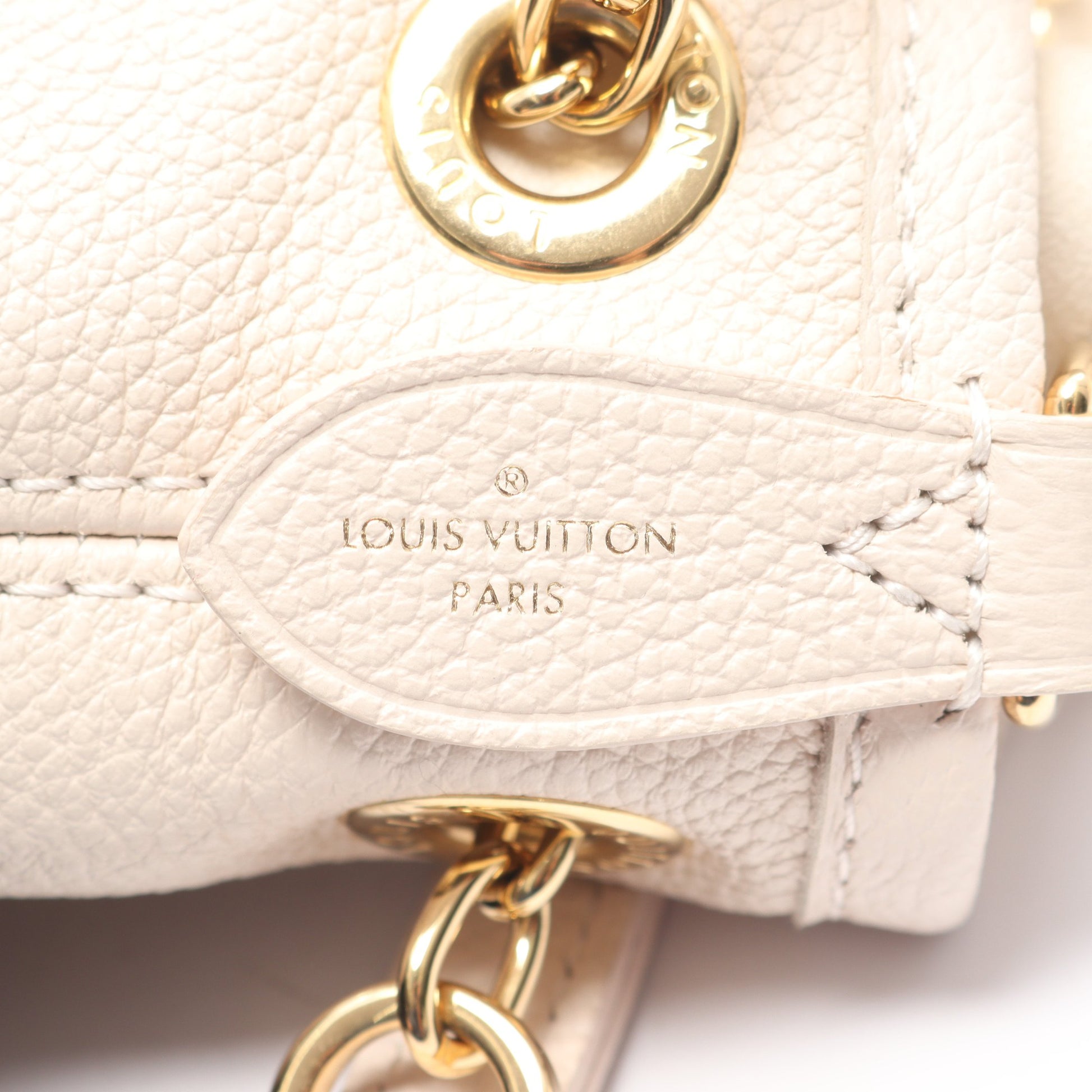 サマーバンドル モノグラムアンプラント ハンドバッグ レザー ライトベージュ オレンジ ルイヴィトン バッグ LOUIS VUITTON
