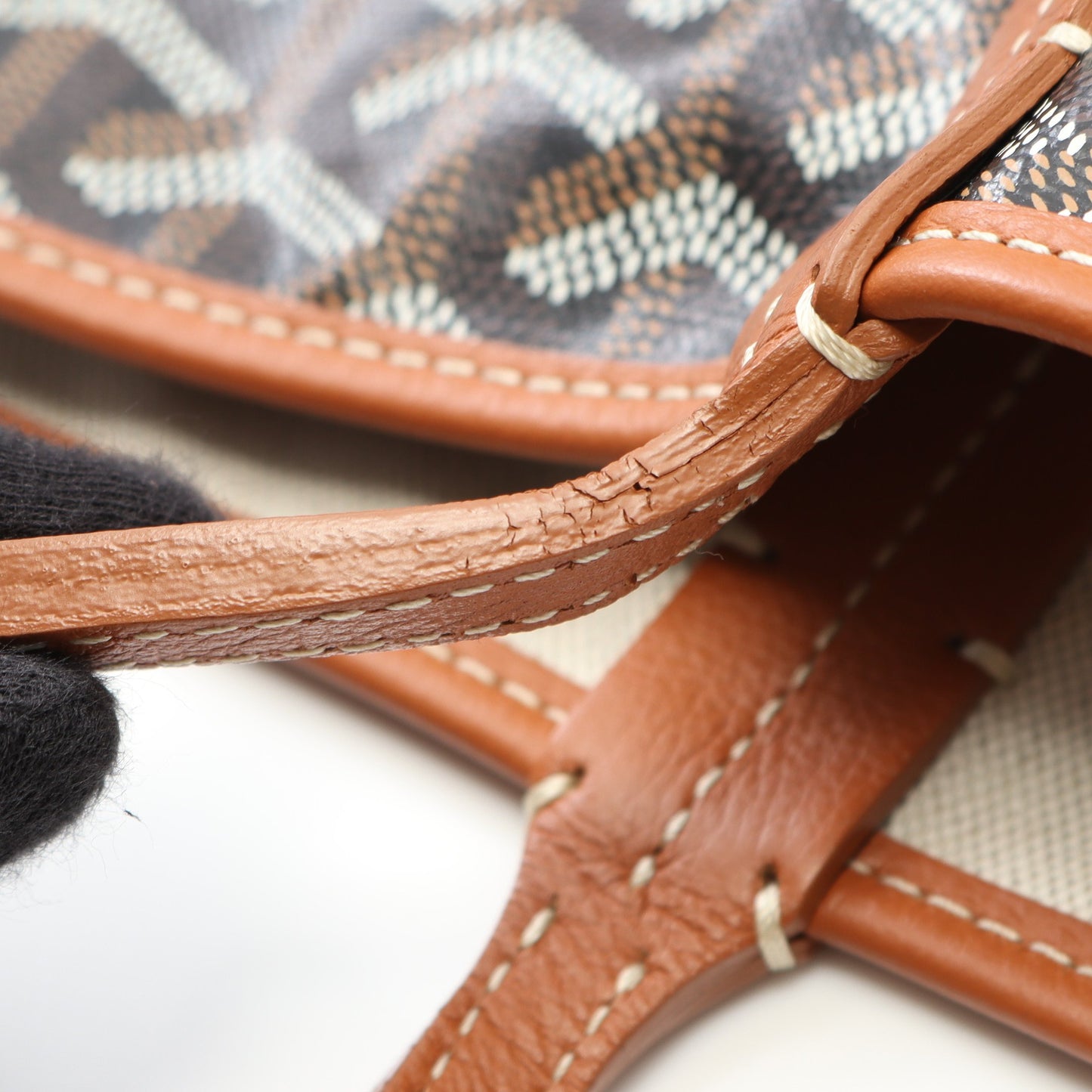サンルイPM ハンドバッグ トートバッグ コーティングキャンバス レザー ブラック ブラウン マルチカラー ゴヤール バッグ GOYARD