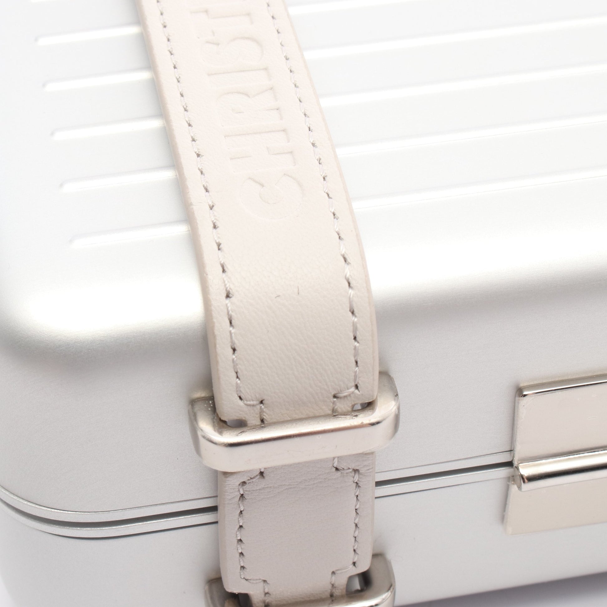 DIOR × RIMOWA パーソナルクラッチバッグ ショルダーバッグ ショルダーウォレット アルミニウム レザー シルバー ライトグレー ディオール バッグ DIOR