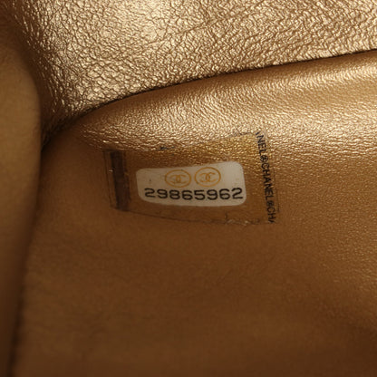 チェーンショルダーバッグ ラムスキン ネイビー ゴールド金具 シャネル バッグ CHANEL