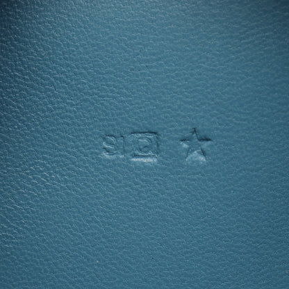 ドゴンGM ブルージーン 二つ折り長財布 トリヨンクレマンス ブルー  