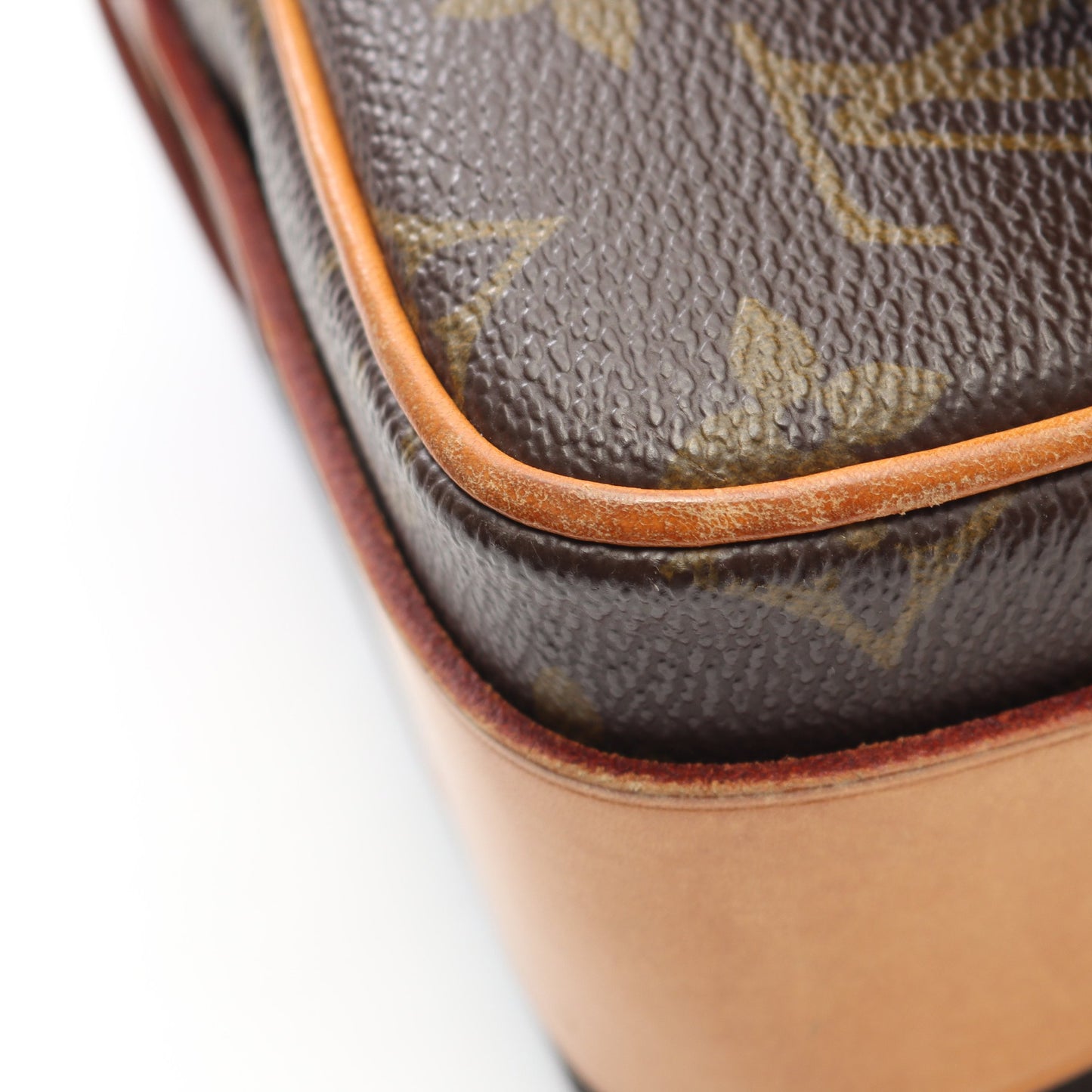 カルトシエールMM モノグラム ショルダーバッグ PVC レザー ブラウン ルイヴィトン バッグ LOUIS VUITTON