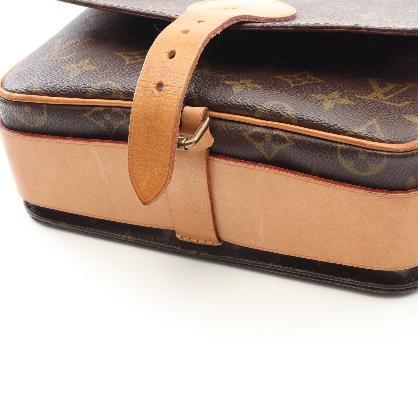 カルトシエールMM モノグラム ショルダーバッグ PVC レザー ブラウン ルイヴィトン バッグ LOUIS VUITTON