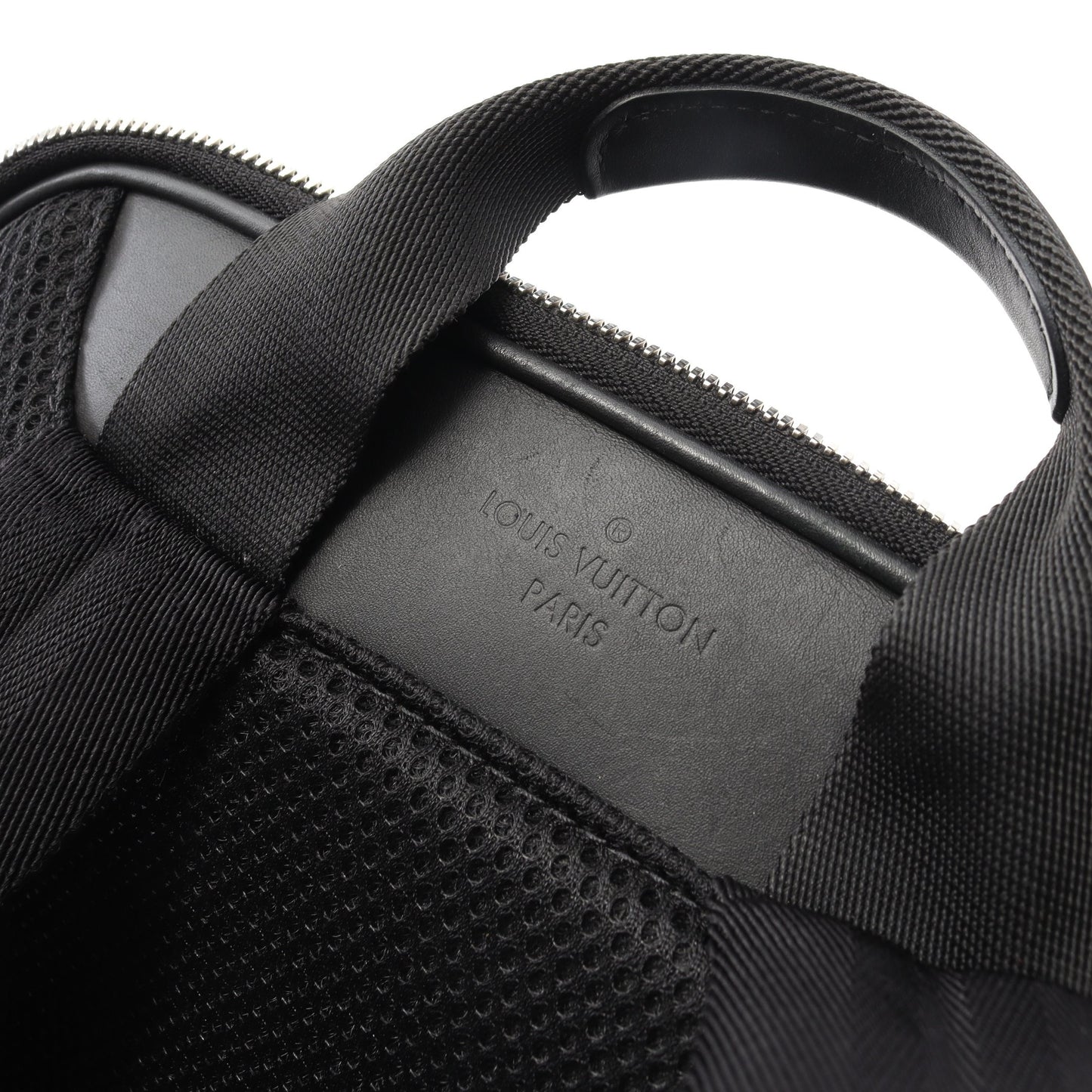 ニュー バックパック ダミエアンフィニ バックパック リュックサック レザー ブラック ルイヴィトン バッグ LOUIS VUITTON