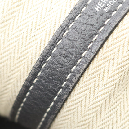 ガーデンパーティPM ハンドバッグ トートバッグ ネゴンダ グレー シルバー金具 □K刻印 エルメス バッグ HERMES