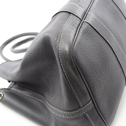 ガーデンパーティPM ハンドバッグ トートバッグ ネゴンダ グレー シルバー金具 □K刻印 エルメス バッグ HERMES