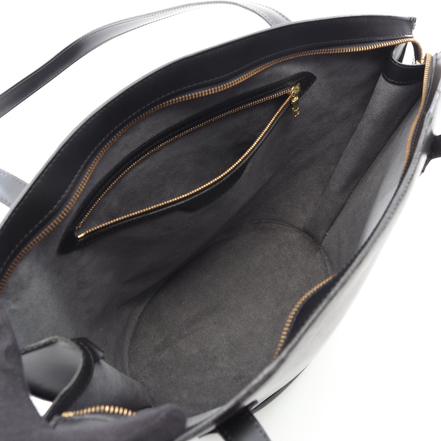 サンジャック ショッピング エピ ノワール ショルダーバッグ レザー ブラック ルイヴィトン バッグ LOUIS VUITTON