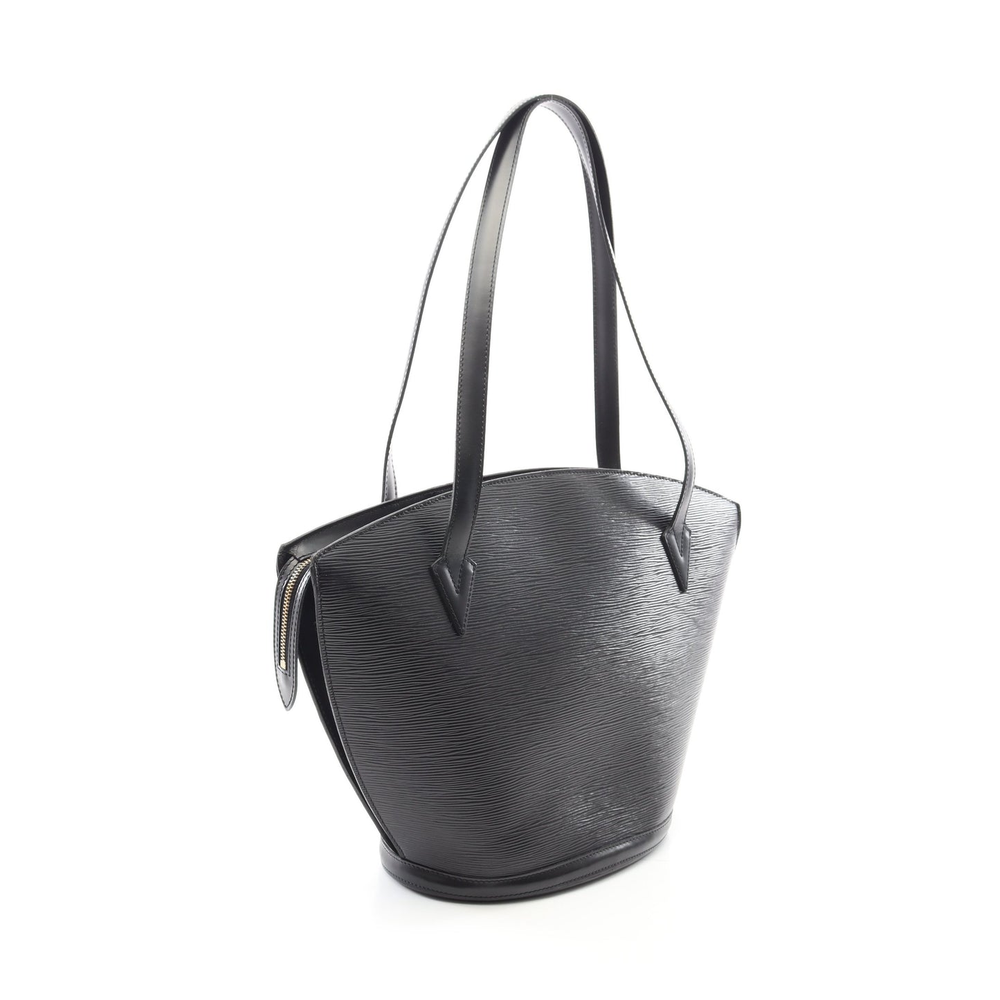 サンジャック ショッピング エピ ノワール ショルダーバッグ レザー ブラック ルイヴィトン バッグ LOUIS VUITTON