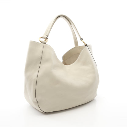 インターロッキングG ショルダーバッグ レザー アイボリー グッチ バッグ GUCCI