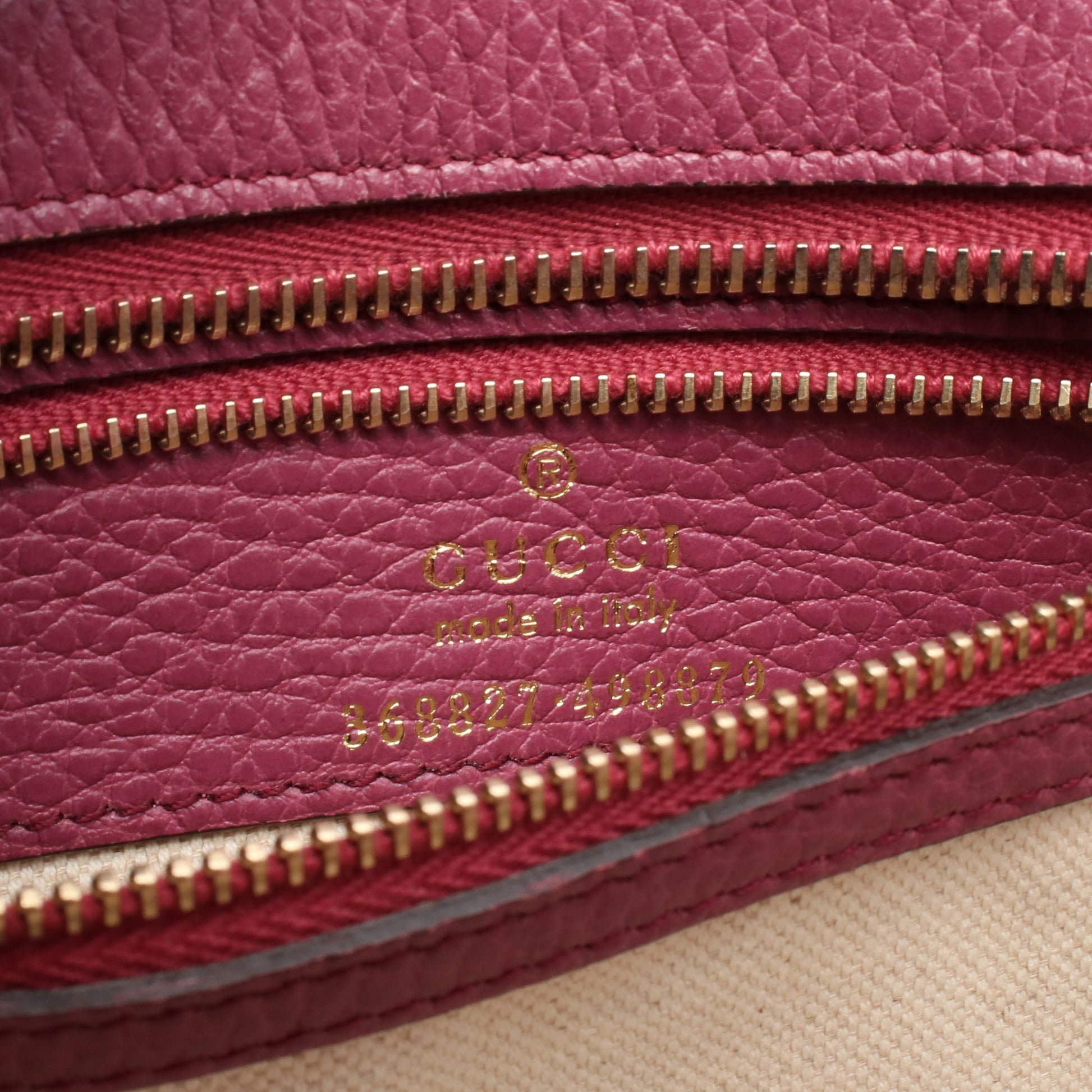 スウィング ミニ ハンドバッグ レザー パープル 2WAY グッチ バッグ GUCCI