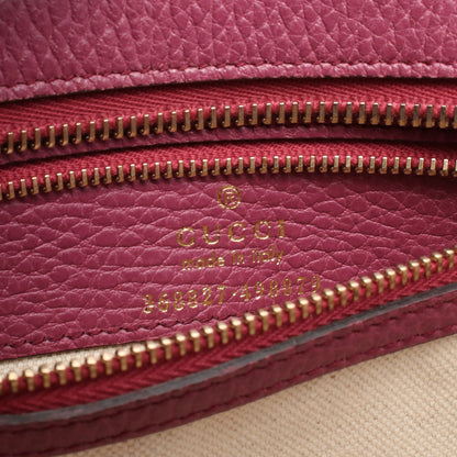 スウィング ミニ ハンドバッグ レザー パープル 2WAY グッチ バッグ GUCCI