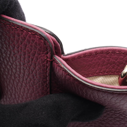スウィング ミニ ハンドバッグ レザー パープル 2WAY グッチ バッグ GUCCI
