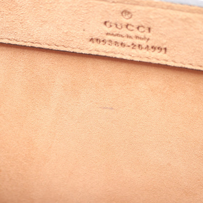 ハンドバッグ エンボスロゴ レザー ブラック グッチ バッグ GUCCI