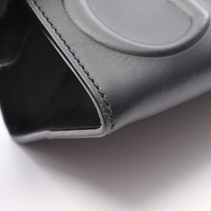 ハンドバッグ エンボスロゴ レザー ブラック グッチ バッグ GUCCI