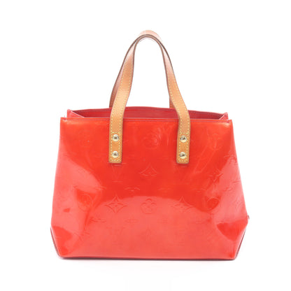 リードPM モノグラムヴェルニ ルージュ ハンドバッグ レザー レッド ルイヴィトン バッグ LOUIS VUITTON