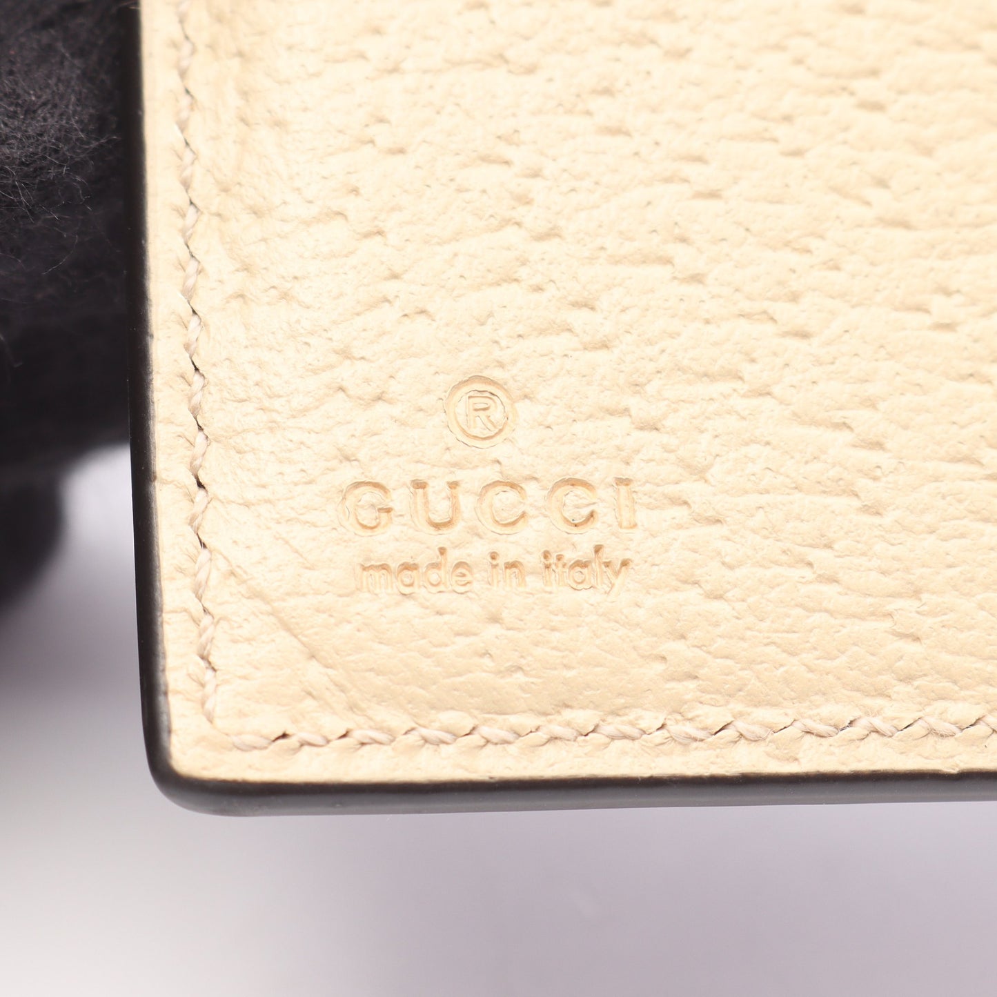 オフザグリッド GG柄 二つ折り財布 キャンバス レザー ブルー ライトベージュ グッチ 財布・小物 GUCCI