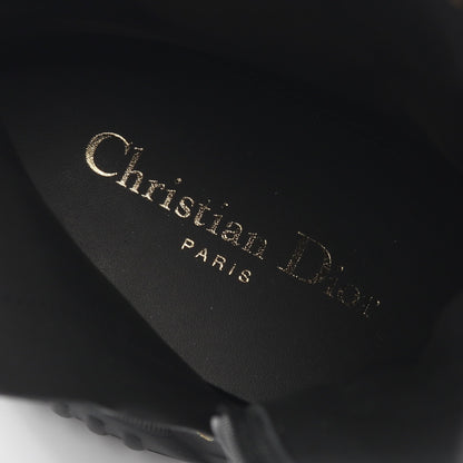 ブーツ レザー ファブリック ブラック イエロー クリスチャンディオール シューズ Christian Dior
