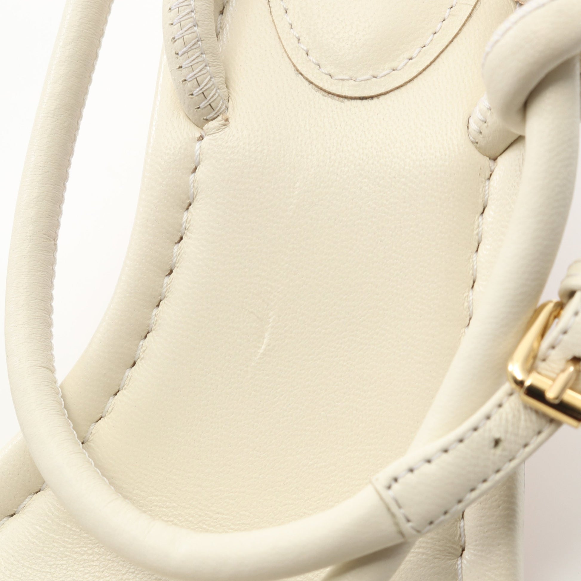 アイコンロゴ サンダル レザー ホワイト ルイヴィトン シューズ LOUIS VUITTON