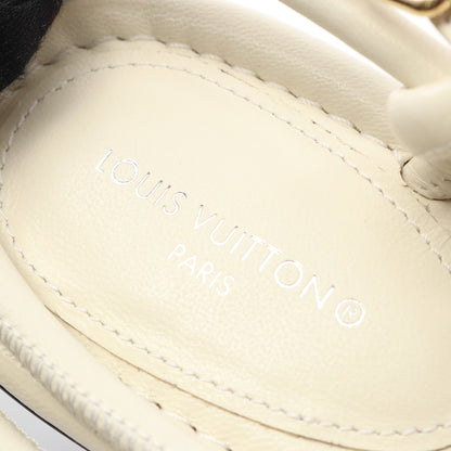 アイコンロゴ サンダル レザー ホワイト ルイヴィトン シューズ LOUIS VUITTON