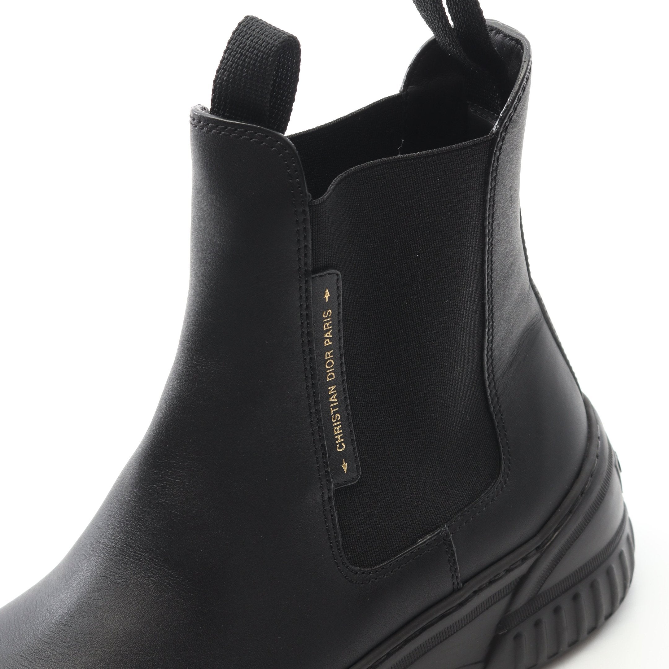 CHRISTIAN DIOR未使用品 サイドゴアブーツ ブラック サイズ41 Dior ブラック サイドゴアブーツ41 Christian Dior(クリスチャン