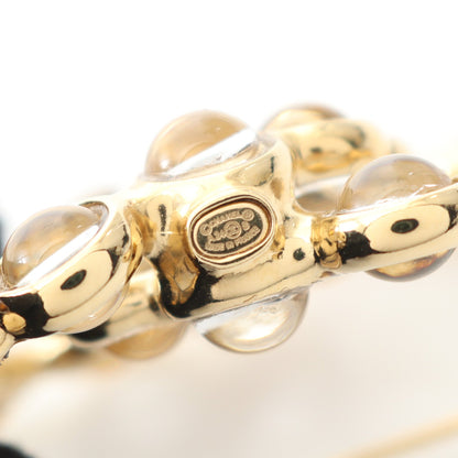ココマーク ブローチ GP ラインストーン ゴールド クリア A24S シャネル アクセサリー CHANEL